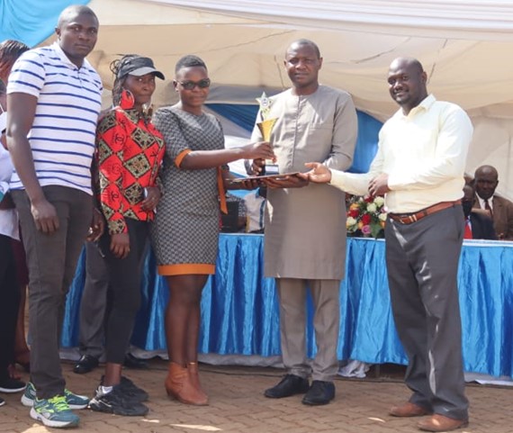 Innovators under Civil Engineering category awarded for emerging position 2 during the National TVET Fairs, 25th-28th May 2022 in Meru